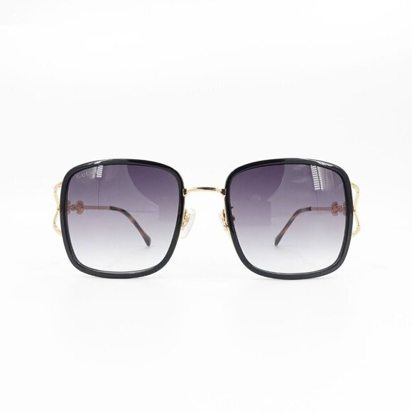 Gucci GG1016 Square Sunglasses Black Gray OS - Picture 14 of 16